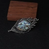 Factory direct sales, popular in foreign trade, high-end new brooches paired with abalone, shellfish, feathers, European and American luxury high-end pearl pins, pearl coats, corsages, mom gifts Specification image